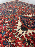 4'8 x 6'3 Antique Heriz Rug #2796ML - Blue Parakeet Rugs