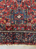 4'8 x 6'3 Antique Heriz Rug #2796ML - Blue Parakeet Rugs