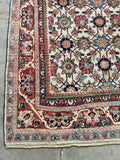 8'4 x 10'4 Antique Persian Ivory Mahal rug #2651 / 8x10 Vintage rug - Blue Parakeet Rugs