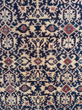 8'6 x 11'4 Antique Tribal Heriz Masterpiece rug #2119 / 9x12 Vintage Rug - Blue Parakeet Rugs