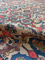 7'8 x 12' Antique Persian Bidjar rug #2652 / 8x12 vintage rug - Blue Parakeet Rugs