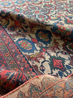 7'8 x 12' Antique Persian Bidjar rug #2652 / 8x12 vintage rug - Blue Parakeet Rugs