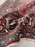8'8 x 11'6 Bibikabad rug #2120 / 9x12 Vintage Rug - Blue Parakeet Rugs