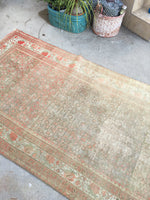 3'8 x 16'5 Antique Persian Malayer runner (#439) - Blue Parakeet Rugs