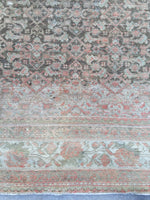 3'8 x 16'5 Antique Persian Malayer runner (#439) - Blue Parakeet Rugs