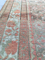 3'8 x 16'5 Antique Persian Malayer runner (#439) - Blue Parakeet Rugs