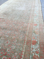 3'8 x 16'5 Antique Persian Malayer runner (#439) - Blue Parakeet Rugs