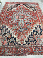 [vintage rugs] - Blue Parakeet Rugs