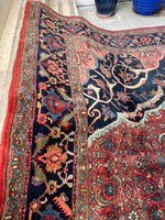 11'6 x 17'7 Antique Full Pile Persian Bidjar rug #2563 / Oversize Persian 12x18 vintage rug - Blue Parakeet Rugs