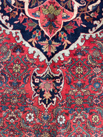 11'6 x 17'7 Antique Full Pile Persian Bidjar rug #2563 / Oversize Persian 12x18 vintage rug - Blue Parakeet Rugs