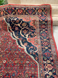 11'6 x 17'7 Antique Full Pile Persian Bidjar rug #2563 / Oversize Persian 12x18 vintage rug - Blue Parakeet Rugs