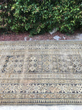3'11 x 6'4 Antique Caucasian rug / small 4x6 rug - Blue Parakeet Rugs