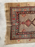 3’3 x 10’8 Antique Camel Hair Persian runner #236 / 3x11 Vintage runner - Blue Parakeet Rugs