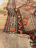3’3 x 10’8 Antique Camel Hair Persian runner #236 / 3x11 Vintage runner - Blue Parakeet Rugs