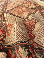 3’3 x 10’8 Antique Camel Hair Persian runner #236 / 3x11 Vintage runner - Blue Parakeet Rugs