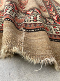 3’3 x 10’8 Antique Camel Hair Persian runner #236 / 3x11 Vintage runner - Blue Parakeet Rugs
