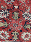 5'10 x 15'1 Antique Persian Burnt Melon ground rug #2657 / 6x15 vintage rug - Blue Parakeet Rugs