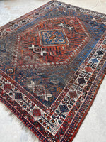 [vintage rugs] - Blue Parakeet Rugs