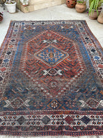 [vintage rugs] - Blue Parakeet Rugs