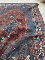 [vintage rugs] - Blue Parakeet Rugs
