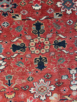 5'10 x 15'1 Antique Persian Burnt Melon ground rug #2657 / 6x15 vintage rug - Blue Parakeet Rugs