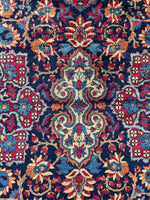 11'8 x 16'5 Antique Persian Yazd rug #2658 / 12x17 vintage rug - Blue Parakeet Rugs