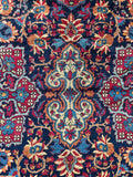 11'8 x 16'5 Antique Persian Yazd rug #2658 / 12x17 vintage rug - Blue Parakeet Rugs