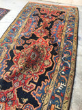 3'8 x 14'4 Persian Bakhtiari Runner (#543T) - Blue Parakeet Rugs