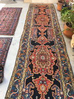 3'8 x 14'4 Persian Bakhtiari Runner (#543T) - Blue Parakeet Rugs
