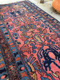 2'5 x 4'10 Antique Persian Malayer Rug - Blue Parakeet Rugs
