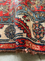 3'6 x 11'9 Antique Persian Runner #2807ML - Blue Parakeet Rugs