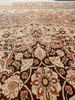 11x13 Antique Persian Rug / 11x13 Muted Vintage Rug #2661