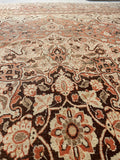 11x13 Antique Persian Rug / 11x13 Muted Vintage Rug #2661