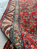 3'6 x 11'9 Antique Persian Runner #2807ML - Blue Parakeet Rugs