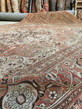 11x13 Antique Persian Rug / 11x13 Muted Vintage Rug #2661