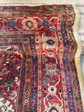 13' x 20' Sultanabad Mahal Legacy rug #2124JLSK / 13x20 Vintage Rug - Blue Parakeet Rugs