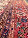 13' x 20' Sultanabad Mahal Legacy rug #2124JLSK / 13x20 Vintage Rug - Blue Parakeet Rugs