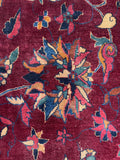 9'7 x 13'10 Plum & Palatial Antique Rug #2808ML - Blue Parakeet Rugs