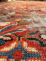 8'10 x 14'10 Antique Palatial Mahal rug #2125 / 9x15 Vintage Rug - Blue Parakeet Rugs