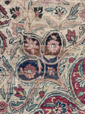 10'7 x 12'7 Square-ish 19th Century Lavar rug #2126 / 11x13 Vintage Rug - Blue Parakeet Rugs