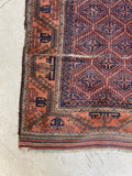 3x5 Antique Nomadic Baluch rug #674 - Blue Parakeet Rugs