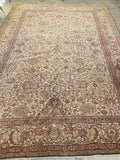 8'10 x 11'8 Hunting Scene Tabriz rug #2128 / 9x12 Vintage Rug - Blue Parakeet Rugs