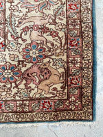 8'10 x 11'8 Hunting Scene Tabriz rug #2128 / 9x12 Vintage Rug - Blue Parakeet Rugs