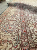 8'10 x 11'8 Hunting Scene Tabriz rug #2128 / 9x12 Vintage Rug - Blue Parakeet Rugs