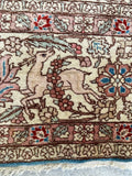 8'10 x 11'8 Hunting Scene Tabriz rug #2128 / 9x12 Vintage Rug - Blue Parakeet Rugs