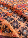 4'5 x 6'4 Antique Persian Baluch rug #2281ML / 5x6 Vintage Rug - Blue Parakeet Rugs