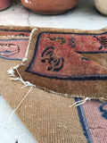 3'1 x 4'10 antique Chinese Peking rug (#774) - Blue Parakeet Rugs