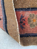 3'1 x 4'10 antique Chinese Peking rug (#774) - Blue Parakeet Rugs