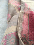 6'1 x 9'1 antique Chinese Rug / 6x9 Rug / Large vintage rug (#1116) - Blue Parakeet Rugs