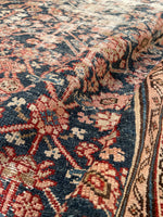 4' x 6'5 Antique worn Persian rug #2283 at Anthropologie / 4x7 Vintage Rug - Blue Parakeet Rugs